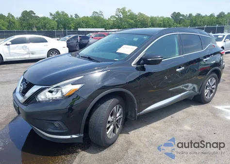 2015 Nissan Murano Sv z USA, uszkodzony, nr VIN 5N1AZ2MH6FN279287